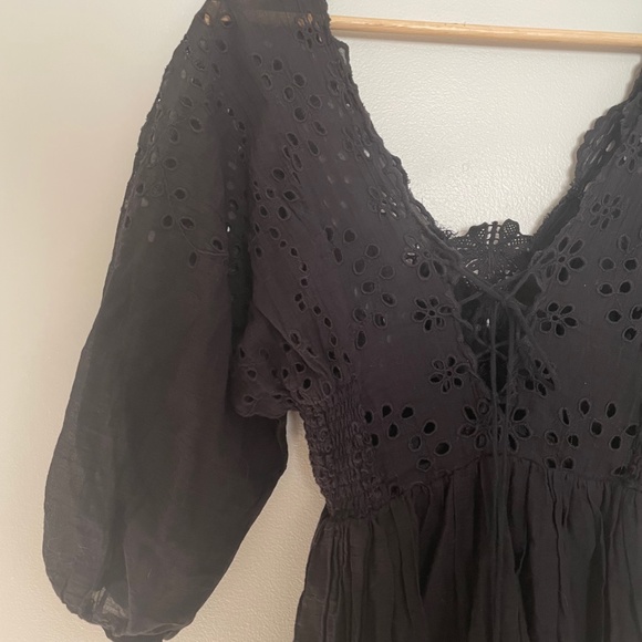Free People Lottie eyelet lace minidress - Picture 7 of 8